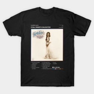 Loretta Lynn - Coal Miner's Daughter Tracklist Album T-Shirt